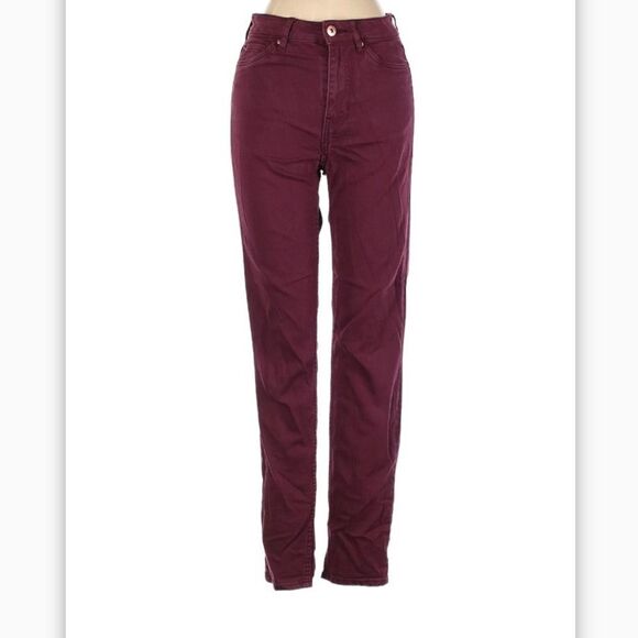 H&M Pants - Burgundy Skinny Jeans 2 - Picture 1 of 6